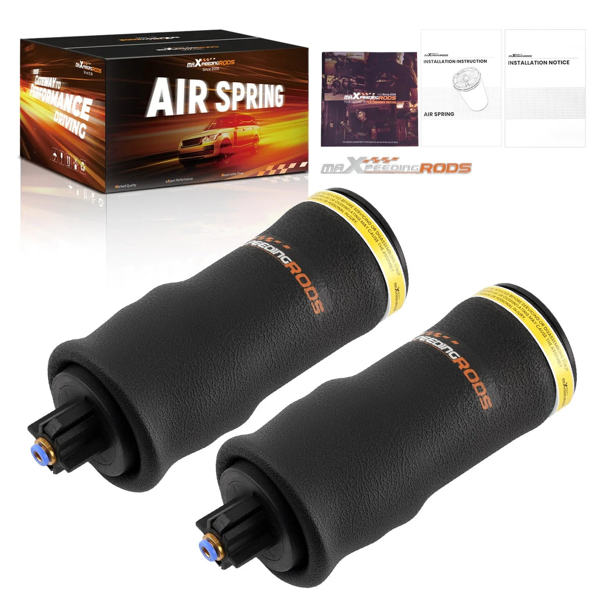 2X Cabin Air Spring Bag for Firestone W02-703-7093, Goodyear 1S5190