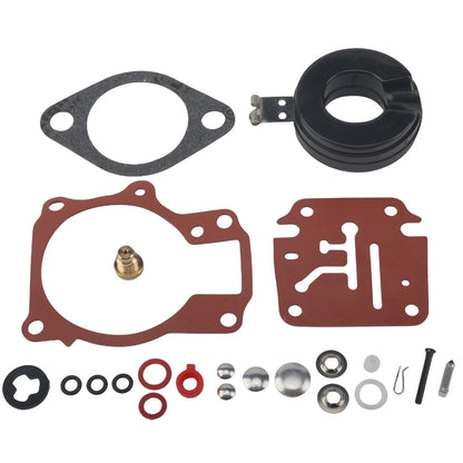 Carburetor Rebuild Kit for BRP OMC Johnson Evinrude (396701, 398729, 392061)