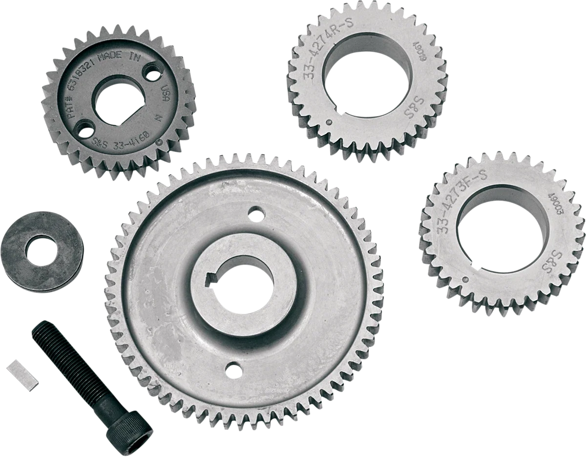 S&S Cycle 4 Gear Cam Gear Drive Kit for Harley Dyna/Twin Cam (2006–2017) 33-4285