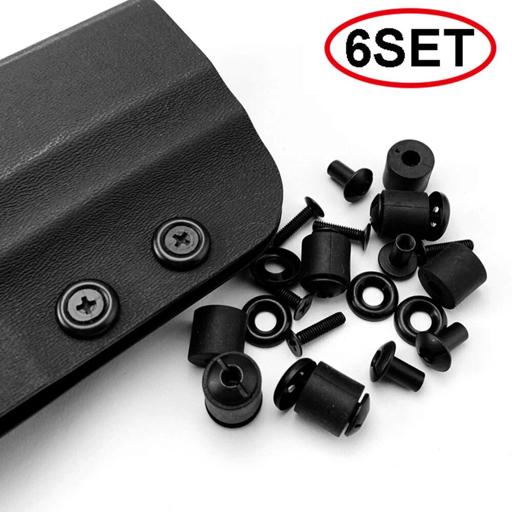 Set of 6 Tuckable Screw Kit for Kydex Holster