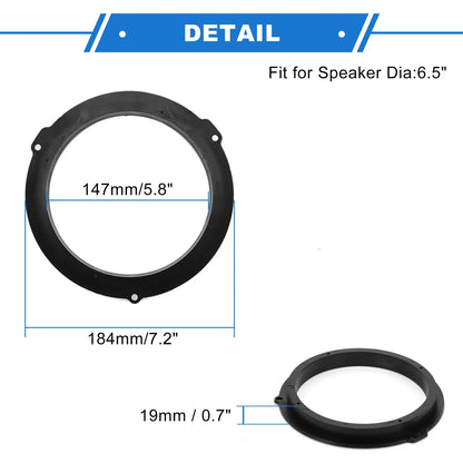 2X Speaker Spacer Ring for Ford Escape (6.5'' Tweeter)