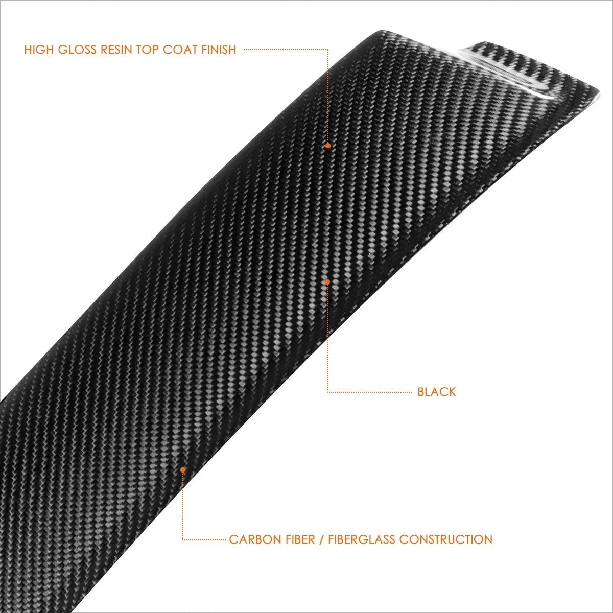Carbon Fiber Rear Window Roof Spoiler for Mercedes E Class Coupe (2018–2021)