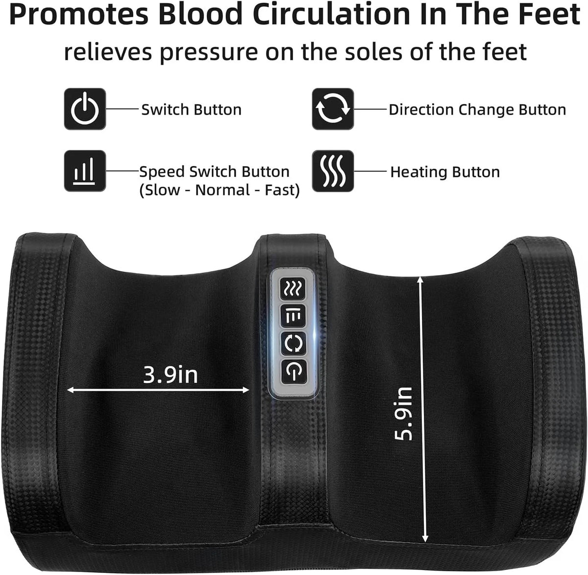 Shiatsu Foot Massager with Heat for Relaxation and Muscle Relief