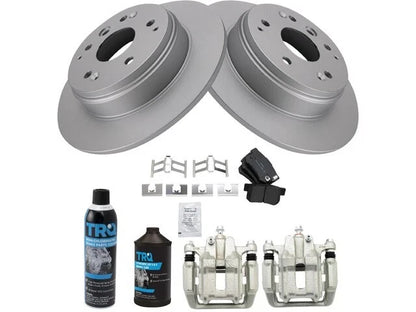 Set of 4 Brake Pads Rotors Calipers for Acura TL (2007–2008) 33596ZYJS