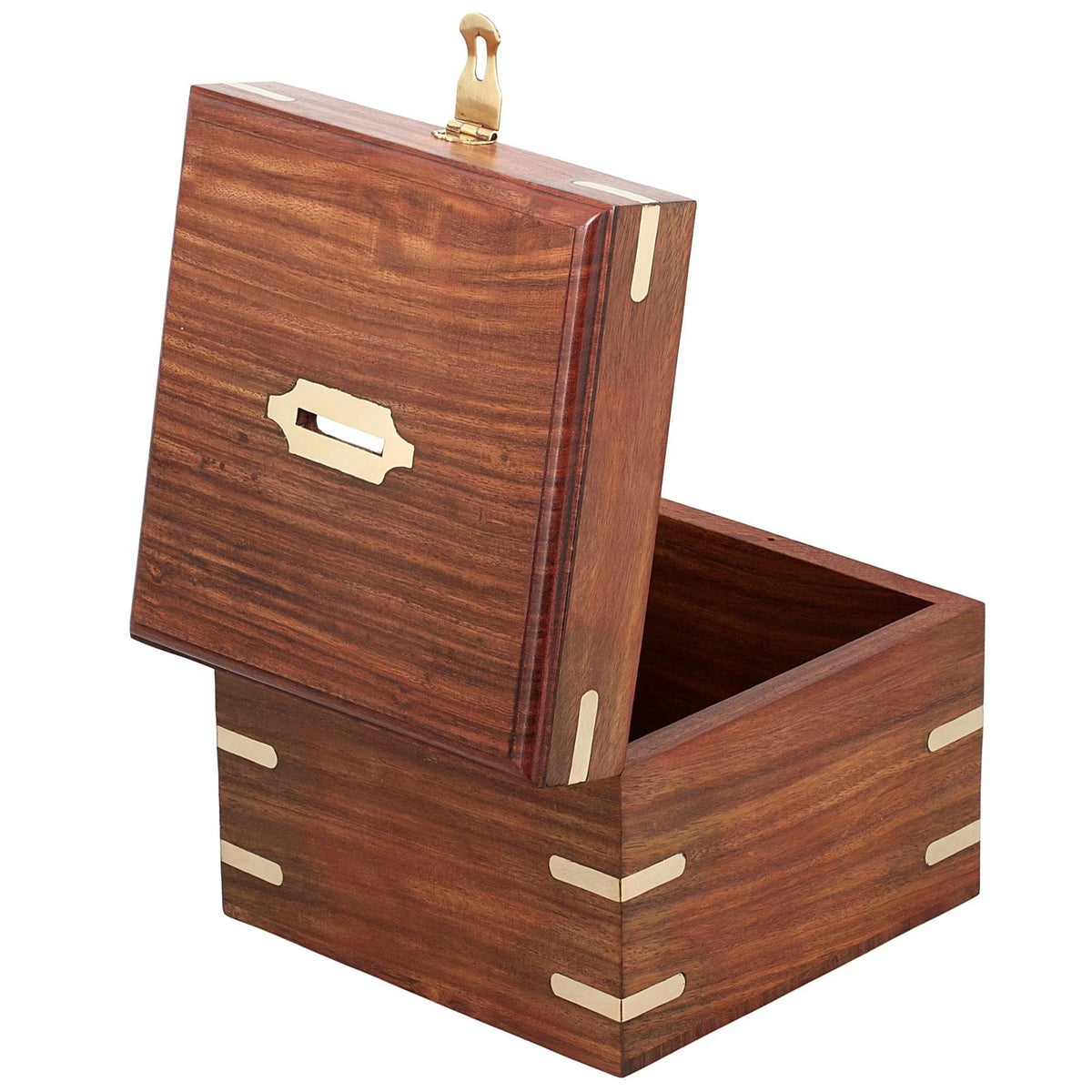 Wooden Money Bank for Home Decor (Handcrafted Square Shape)