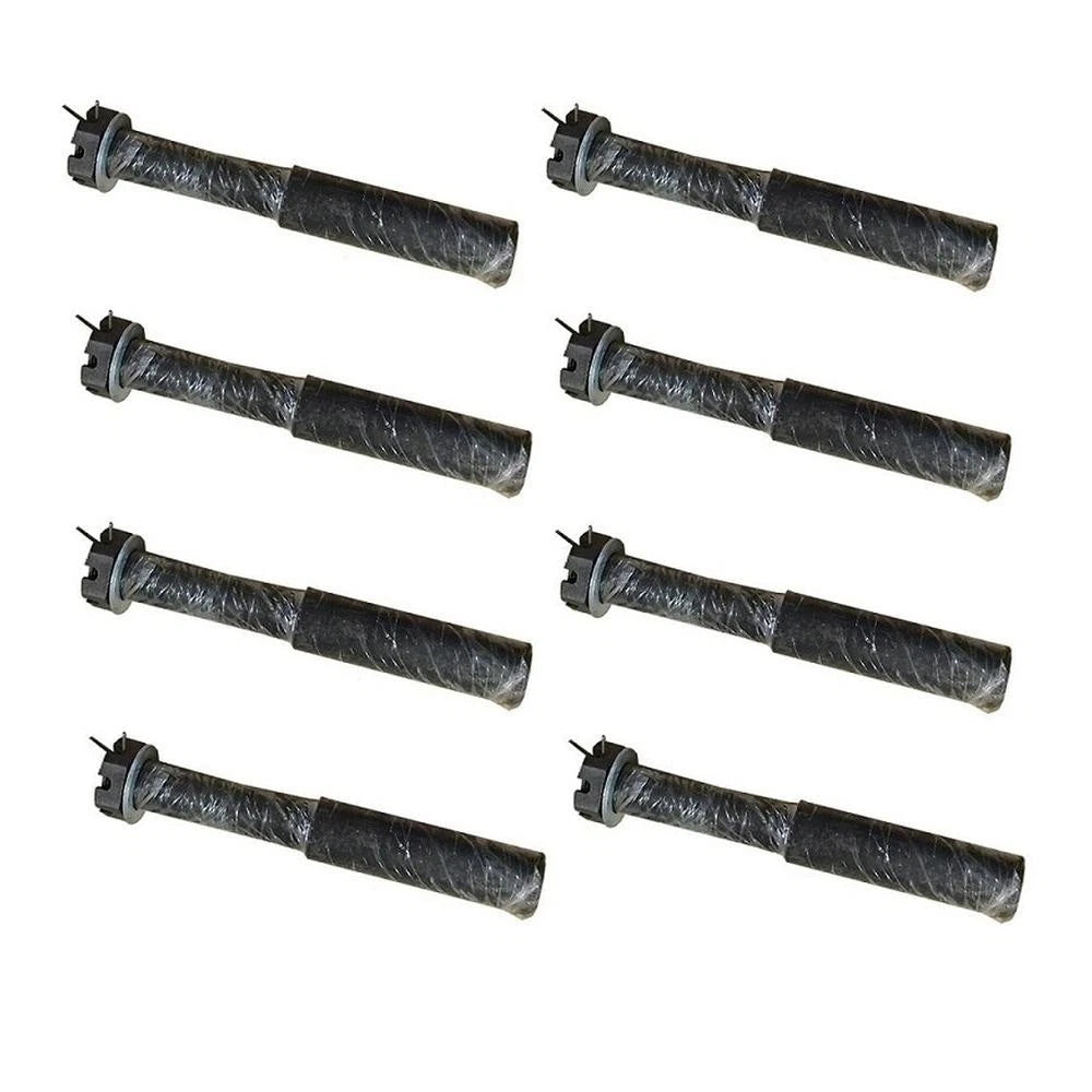 Pack of 8 Trailer Axle Kit with Hubs, Spindles, Seals, Caps & Bearings