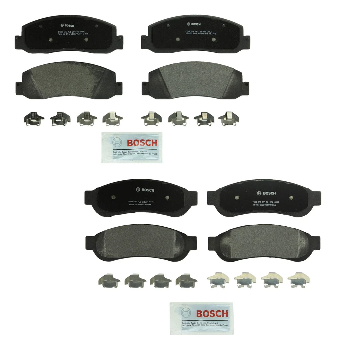 Bosch QuietCast Disc Brake Pads for Ford F-250 Super Duty (2005–2023)