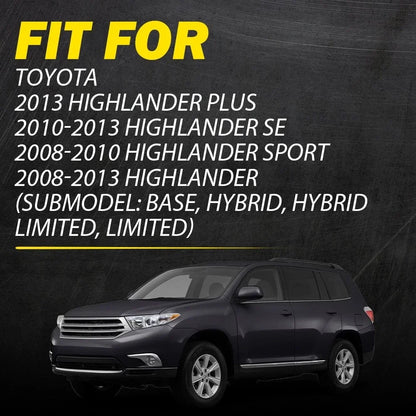 4X Interior Door Handle for Toyota Highlander (2008–2013)