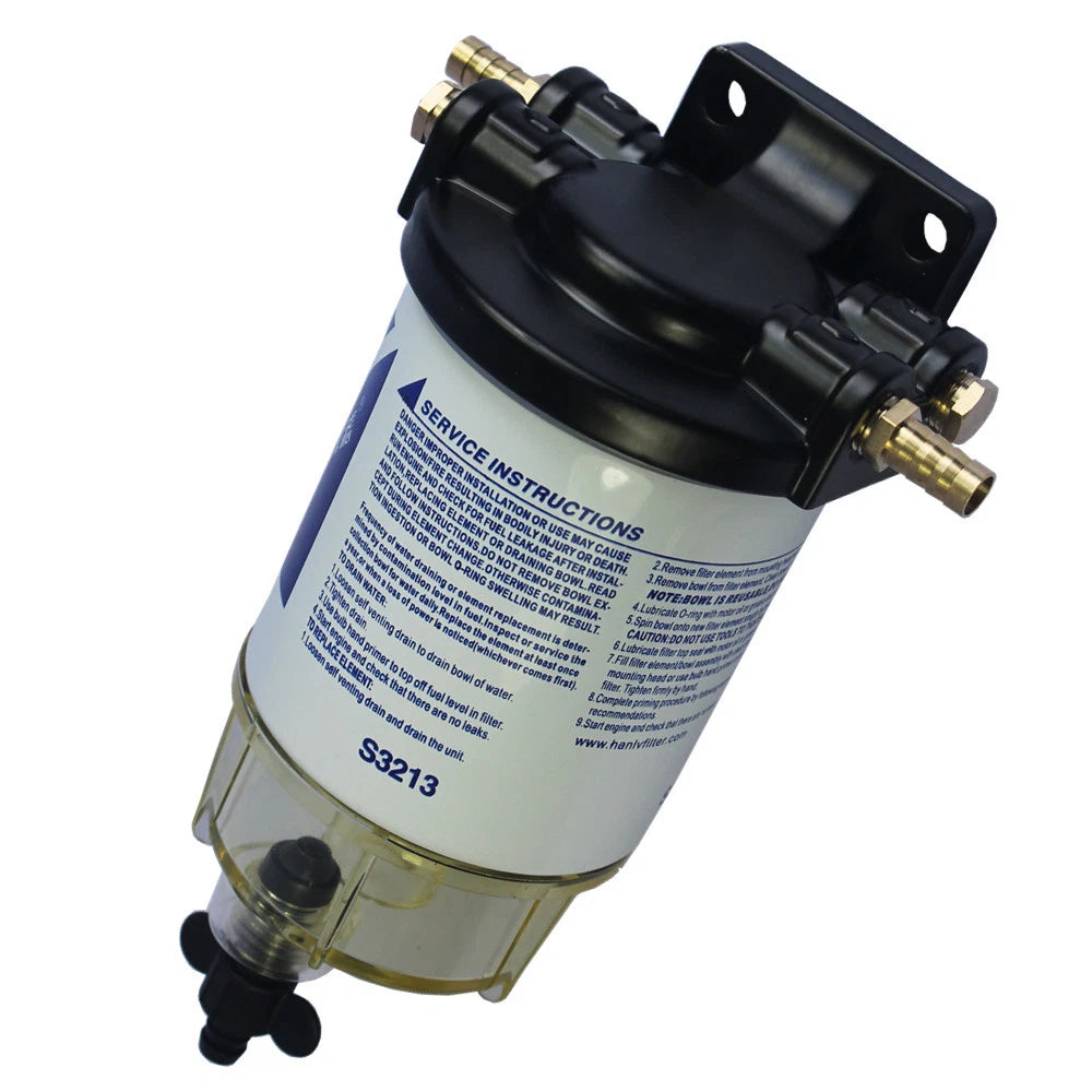 3/8" NPT Water Separating Fuel Filter System S3213 for Marine Outboard Motor