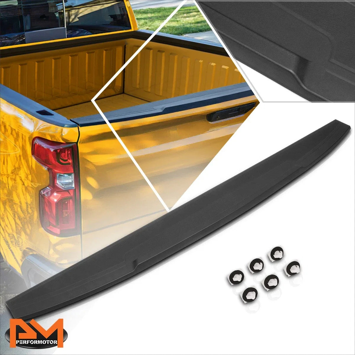 Textured Tailgate Cap Moulding Cover for GMC Sierra/Chevy Silverado 1500 (2019–2021)