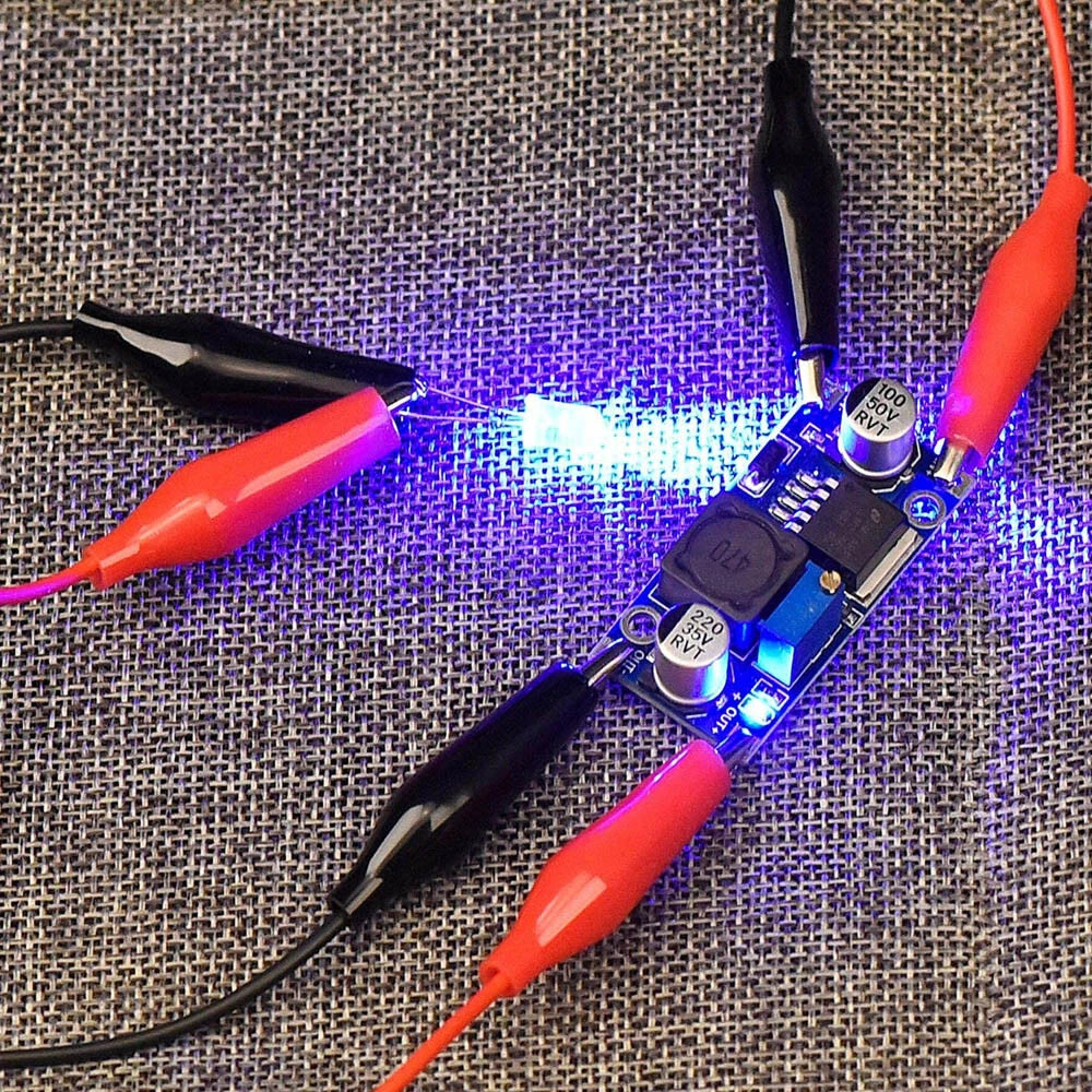 Set of 5 Pairs Dual Red & Black Test Leads with Alligator Clips 16GA