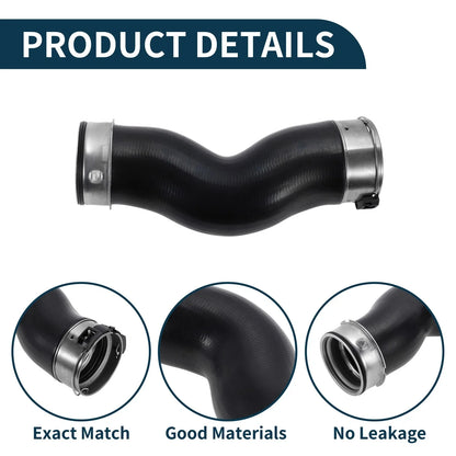 2x Radiator Hose & Intercooler Pipe for BMW X5 F15 F85 (2015-2018) Black