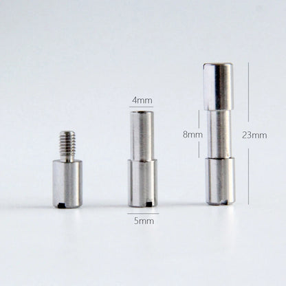 10X Stainless Steel Handle Knife Fasteners for DIY Projects