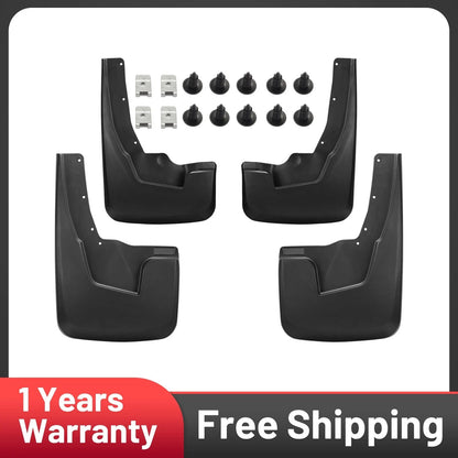 Splash Guards Mud Flaps Set of 4 for Ram 1500 (2019–2024)