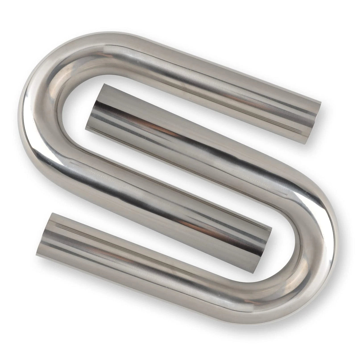 2X 2.5 Inch Mandrel Bend Exhaust Pipe for Universal Fit (T304 Stainless Steel)