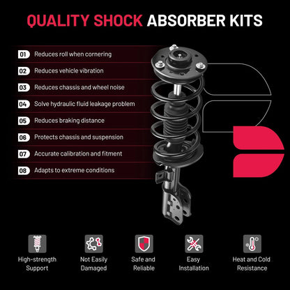 Front Quick Struts and Coil Springs for Chevrolet Equinox Terrain (2010–2017)