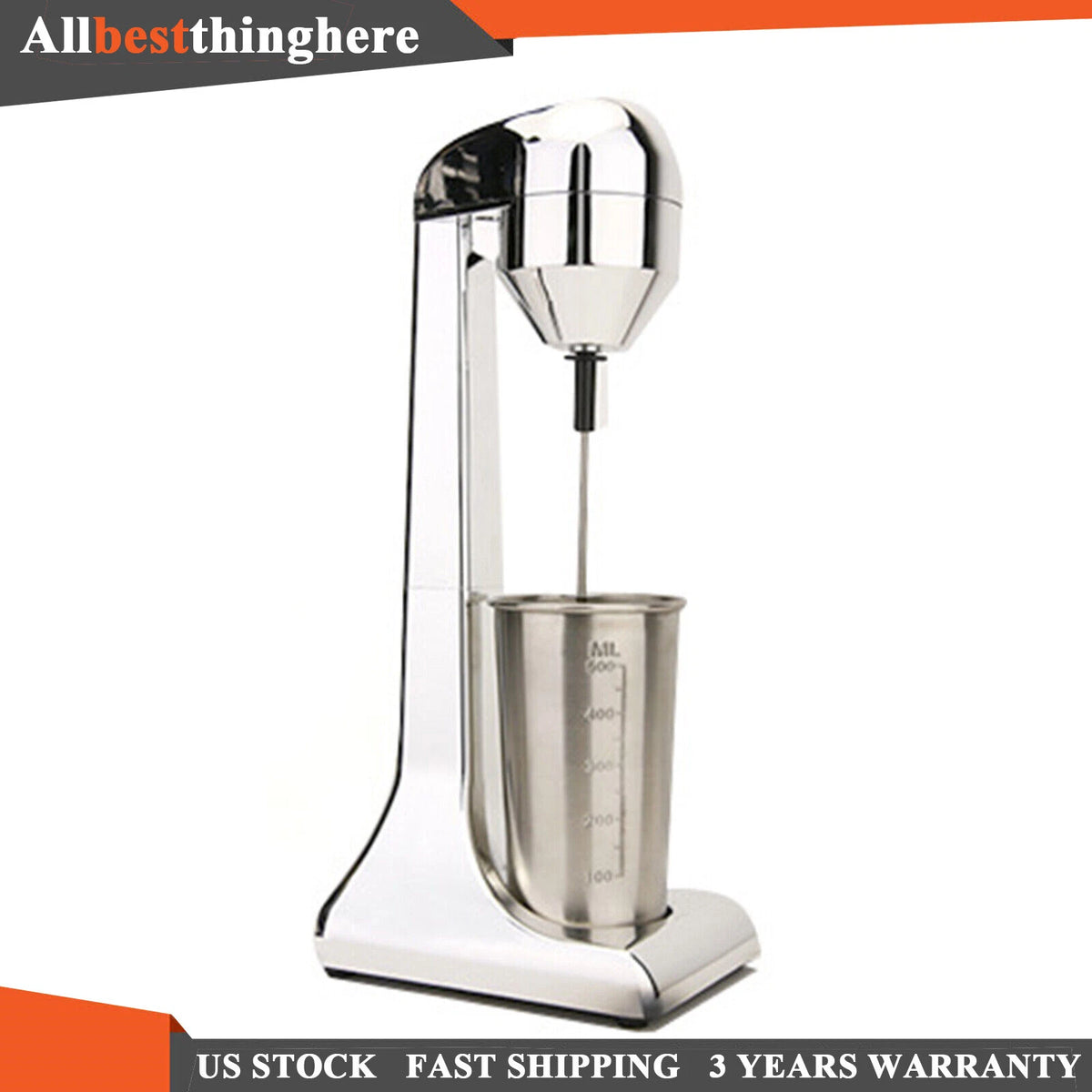Commercial Electric Milk Shaker for Smoothies and Milkshakes
