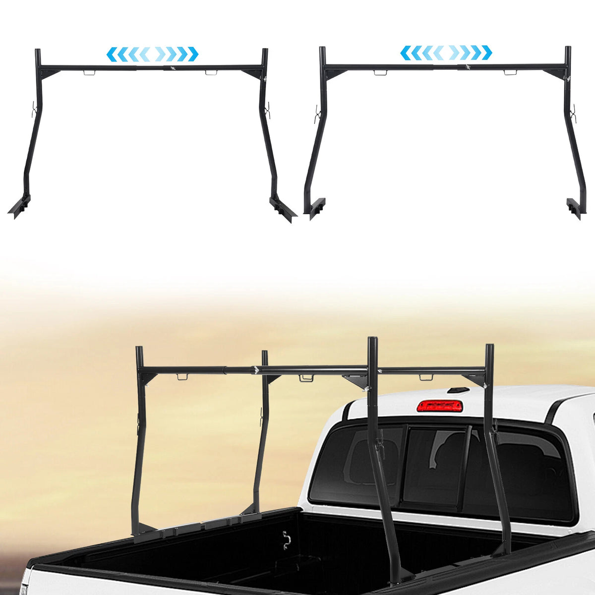 Adjustable Ladder Rack for Universal Pickup (2010–2023)