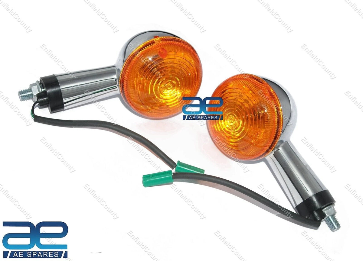 Indicator Pair Chrome for Royal Enfield Meteor 350, Classic 350 (2020–2023) RAN00044