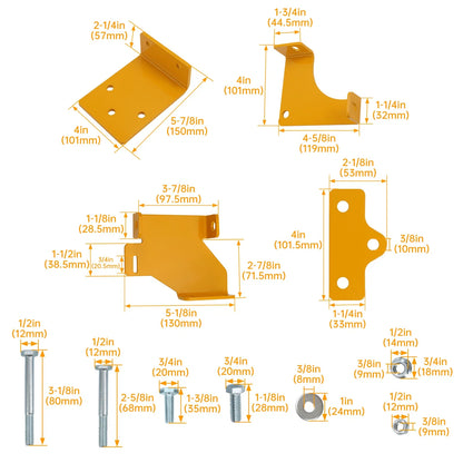 Transmission Hydro Bracket Kit for Hustler Raptor SD/SDX (2018–2023) #125255