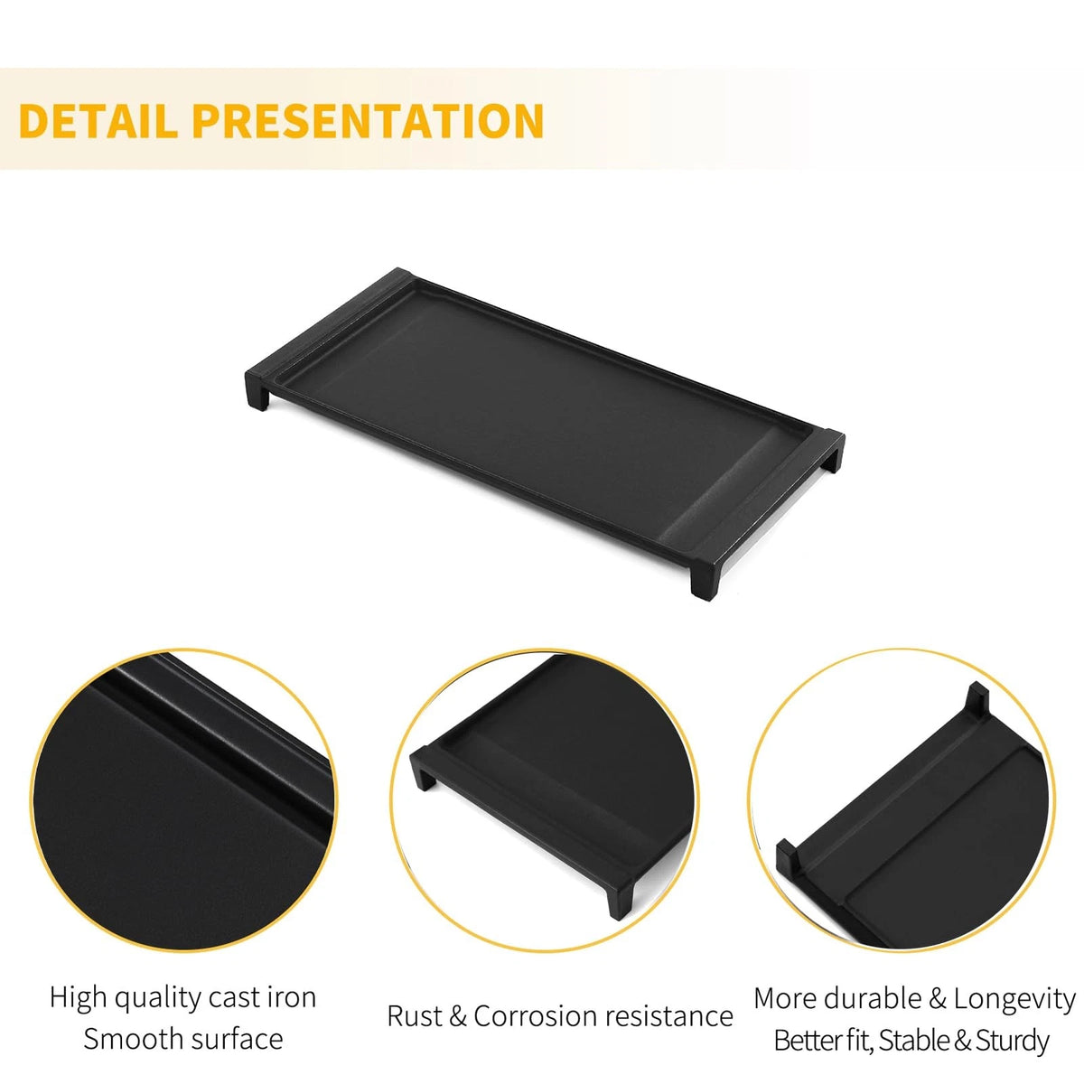 19.5" Cast Iron Griddle for Allstare WB31X24738