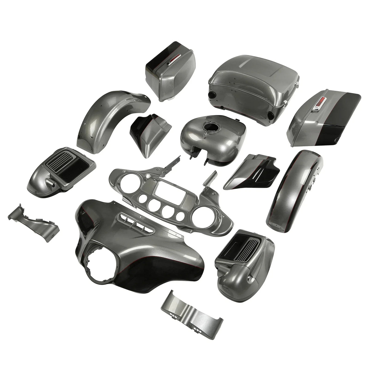 Fairing Bodywork for Harley Electra Glide (2014–2024) Billet Silver/Vivid Black