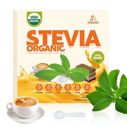 Organic Stevia Powder Sweetener for Various Uses (1.8 Ounce)