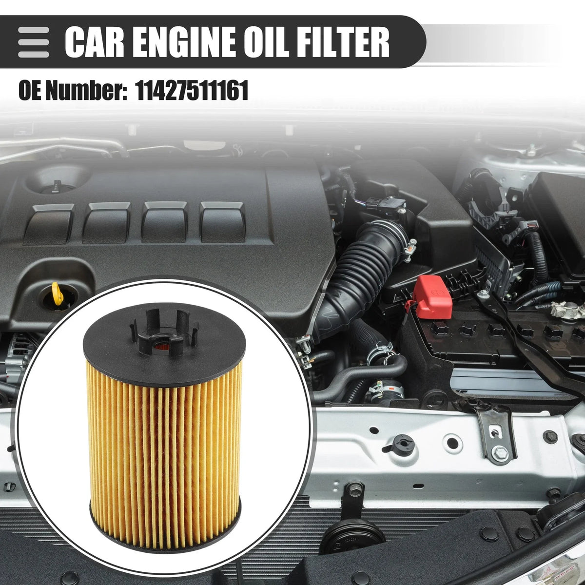 Set Engine Oil Filters for BMW 545i 645Ci 745i with Gasket