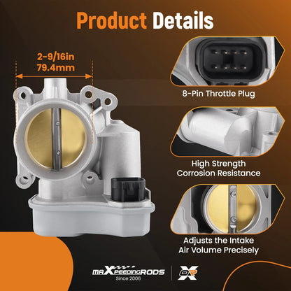 Throttle Body for Saturn Vue (2002–2006) Ion Chevrolet HHR Cobalt Malibu