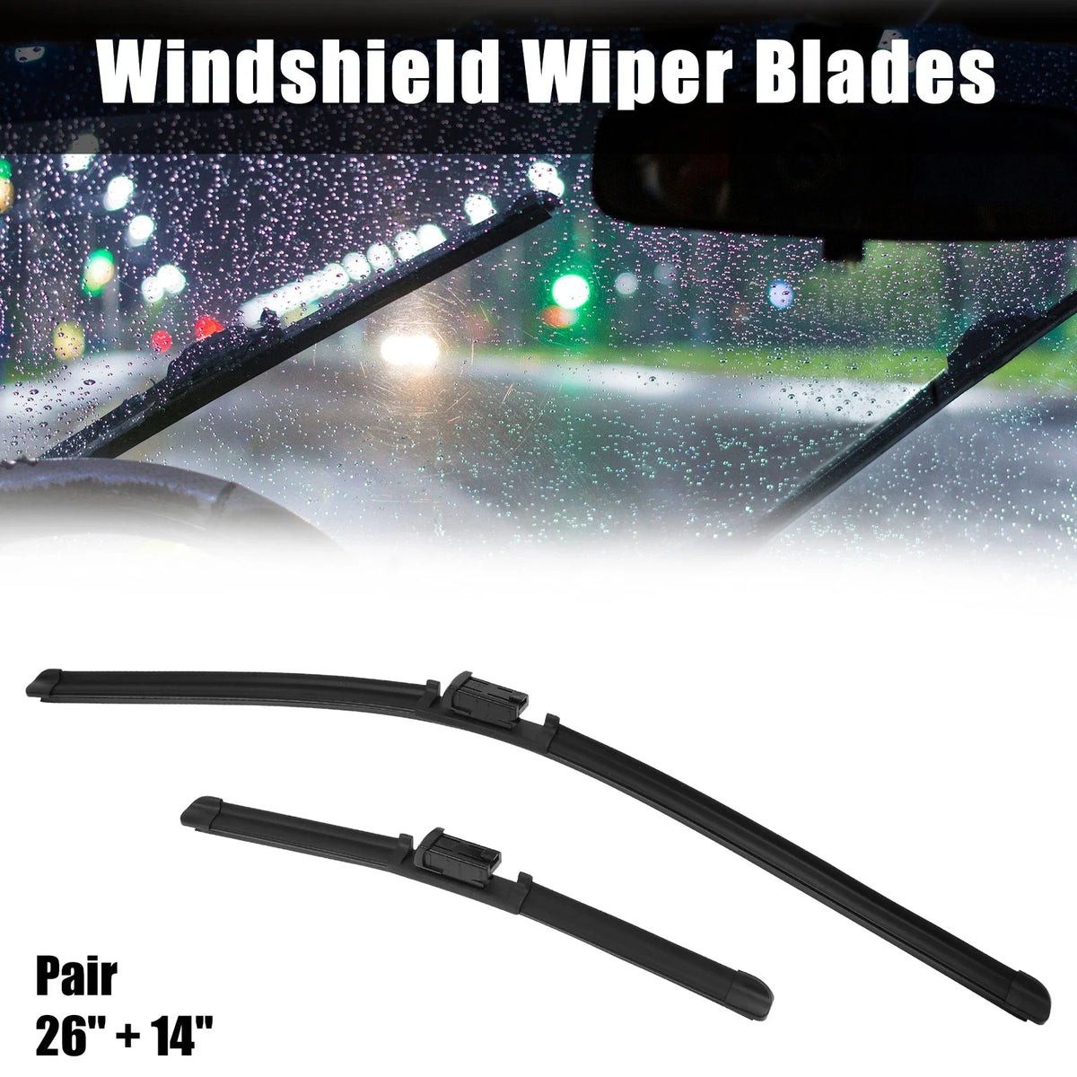 Set of 2 Front Windshield Wiper Blades for Chevrolet Trax (2018)