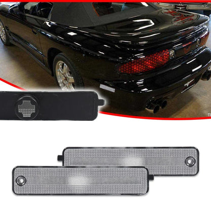 Set of 2 Clear Lens Rear Side Marker Lights for Pontiac Firebird (1993–2002)