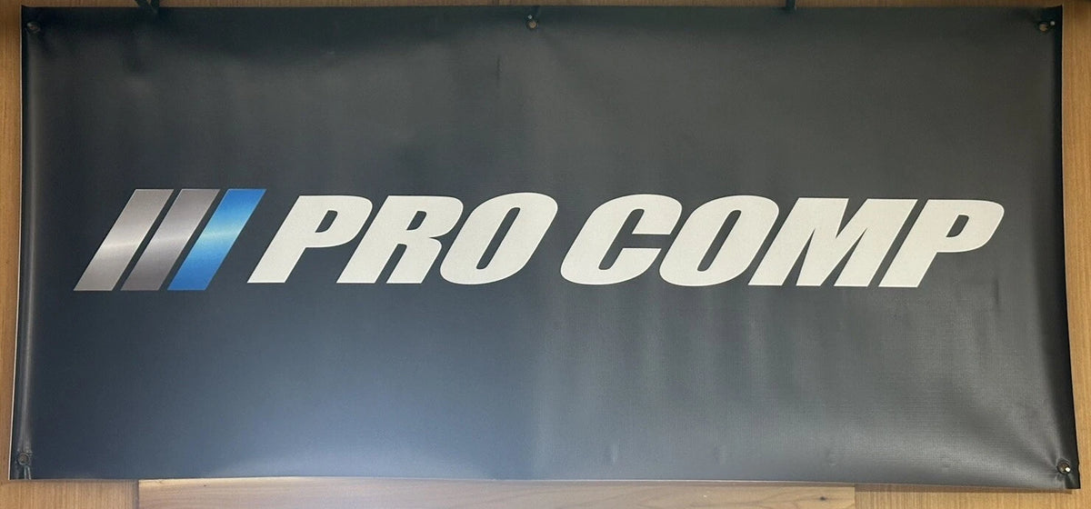 Pro Comp Suspension Wall Banner for Garage Man Cave (24x53 Inches)