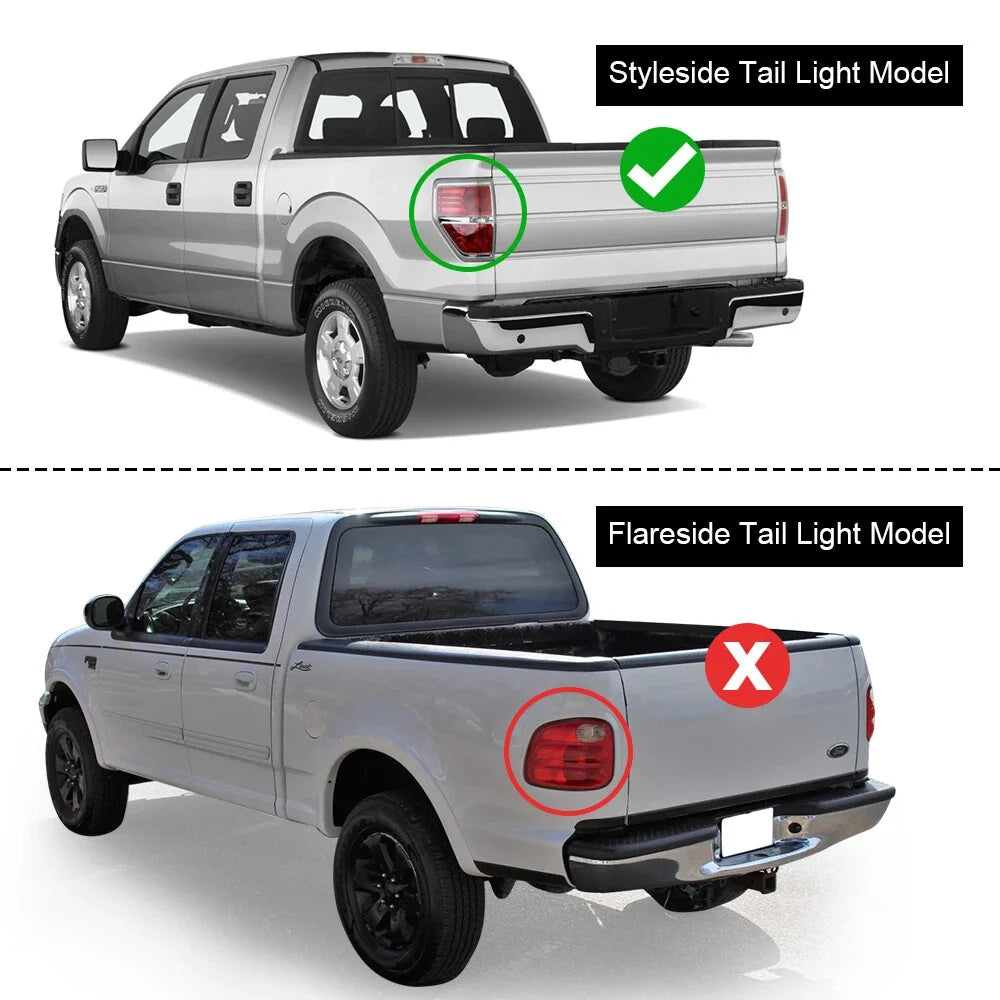 LED Rear Tail Lights Brake Lamps Assembly for Ford F-150 (2009–2014)