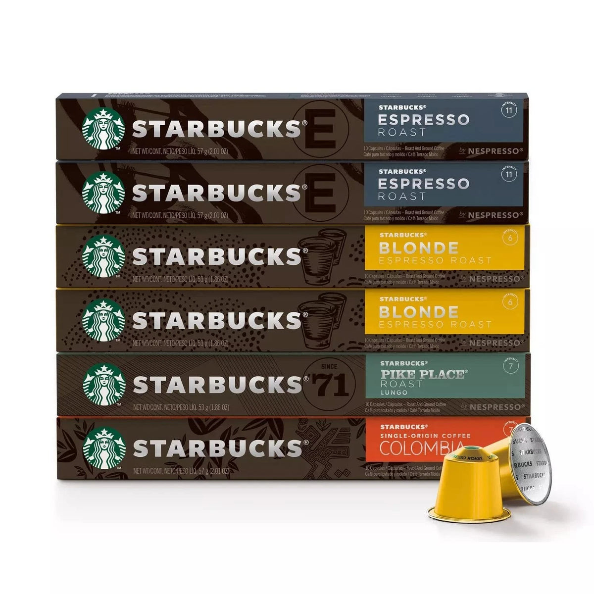 30 Pod Espresso Roast for Nespresso (Caramelly Notes Dark Roast)