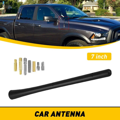7" Short Black Antenna Mast for Ford F-150 F250 (2009–2021) EPY