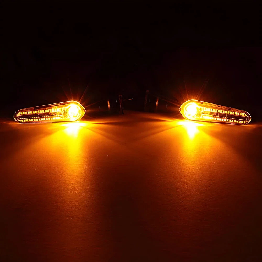 Set of 4 LED Turn Signal Indicator Lights for YZF R1 R3 R6 R6S MT-07