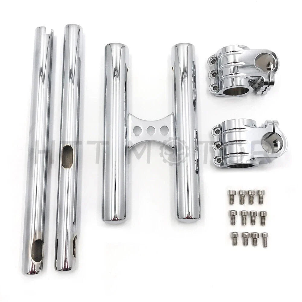 8" 10" 12" 14" Clip Splitter Handlebar for Harley Dyna FXR Sportster
