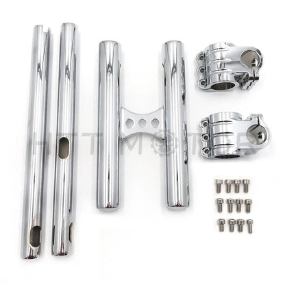 8" 10" 12" 14" Clip Splitter Handlebar for Harley Dyna FXR Sportster
