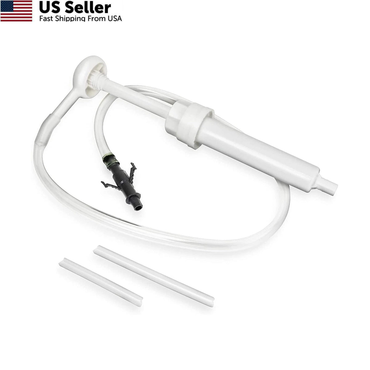Fluid Oil Pump for Quart, Half Gallon (Black)