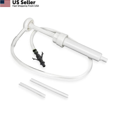 Fluid Oil Pump for Quart, Half Gallon (Black)