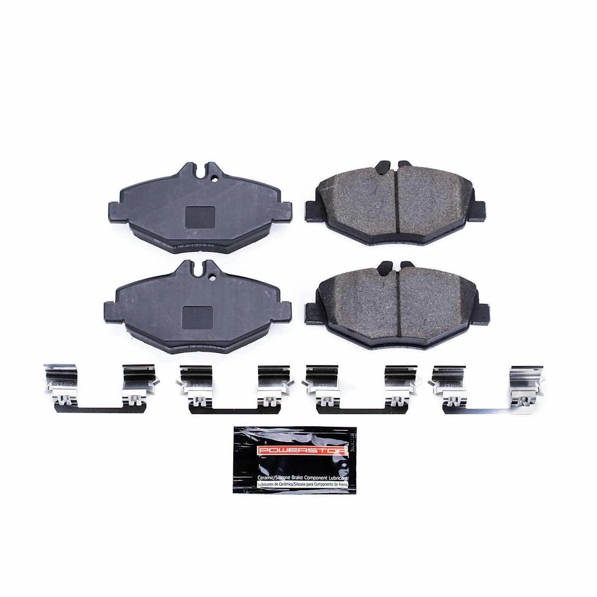 2X Powerstop Z23-987 Brake Pad Set Front for Mercedes E Class (2003–2009)