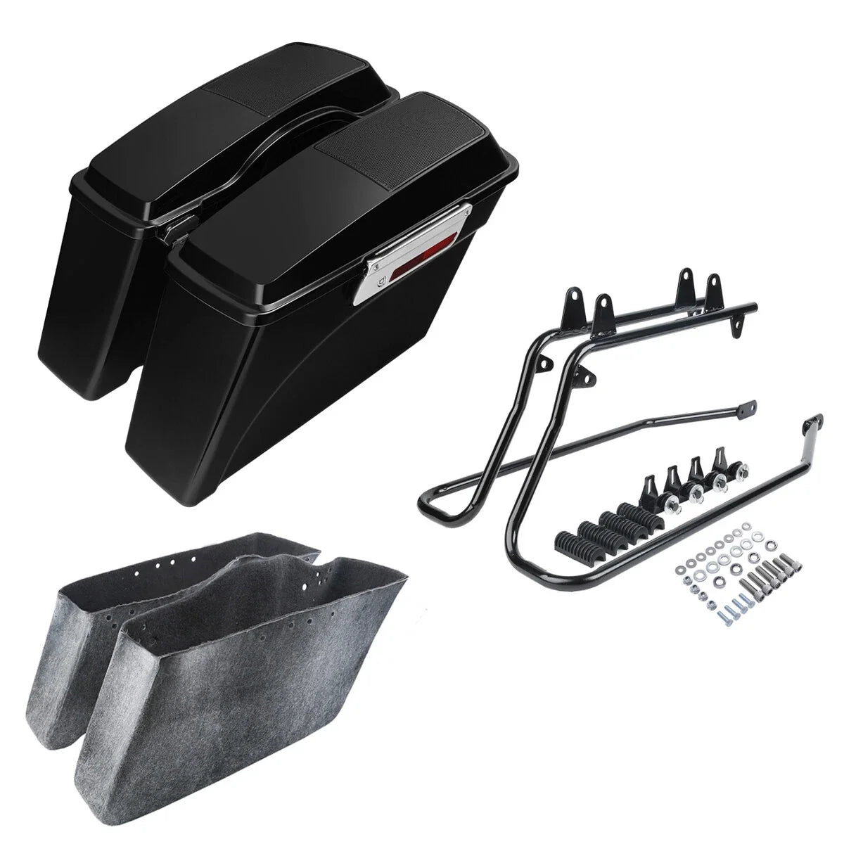 Saddlebag 6x9 Speaker Lid Conversion Bracket for Harley Softail Fatboy (1984–2017)