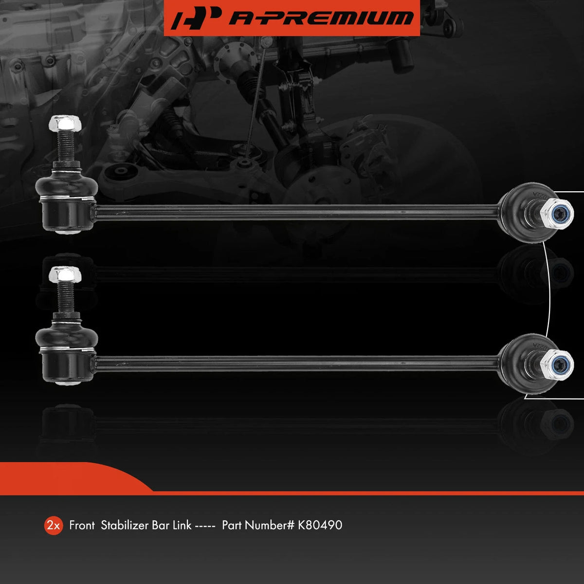 2X Front Side Sway Bar Link for Mercedes-Benz W203 (2001–2007)