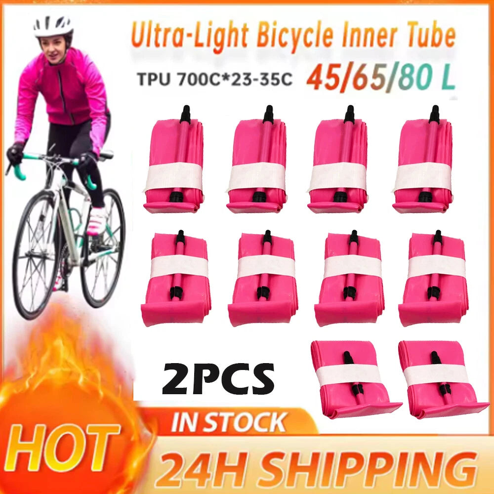 2X Ultralight 700C Inner Tube TPU for RideNow Bike