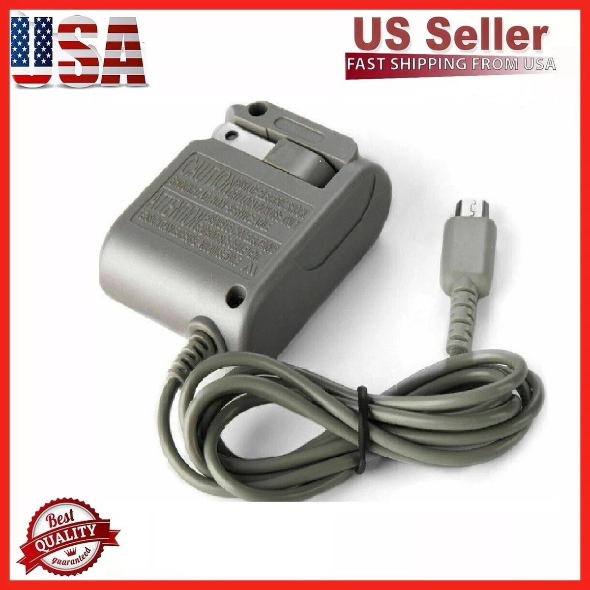 AC Adapter Wall Charger for Nintendo DS Lite (NDS Lite, DSL)