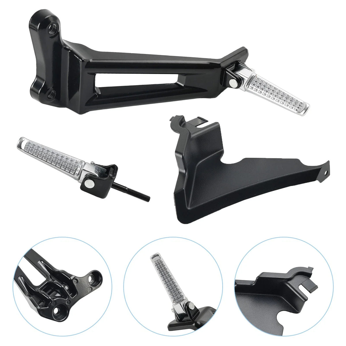 Rear Footrests Foot Pegs for Honda Rebel 1100 CMX1100 (2021–2023)