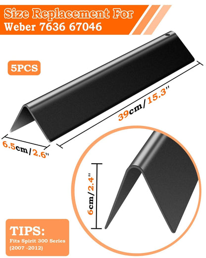 7636 Flavorizer Bars for Weber Spirit Grill (15.3 inch)
