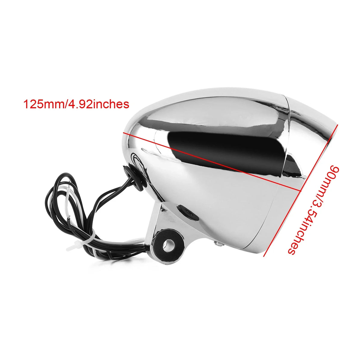 LED Angel Eye Headlight Fog Light for Harley Dyna Glide (F2#)