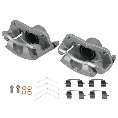 Pair of Front Brake Calipers w/ Bracket for Honda CR-V (2002–2004)