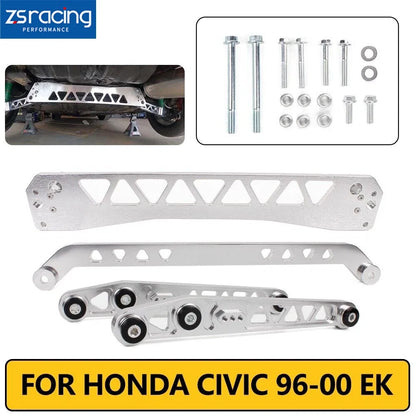 Rear Lower Control Arms Subframe Brace Tie Bar Kit for Honda Civic (1996–2000)